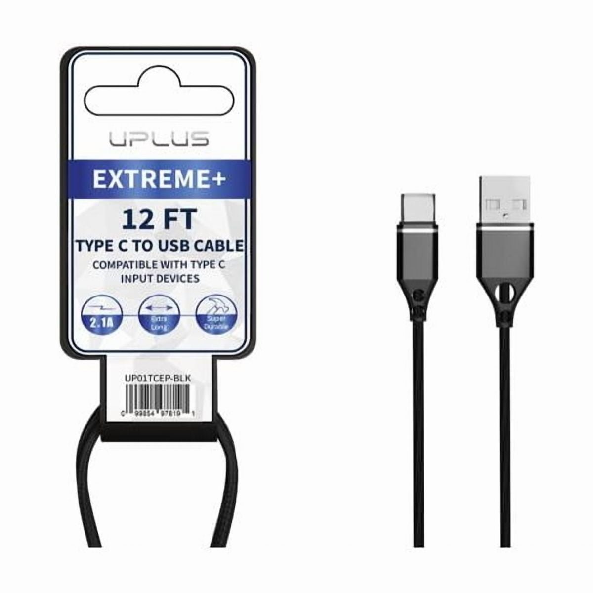 Shop Extreme+ Type C to USB 12 FT Black