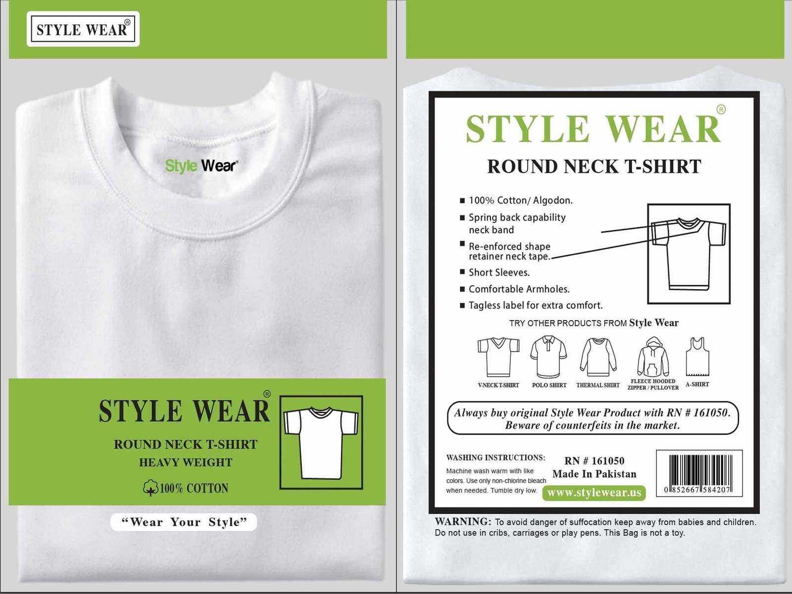 0eb36f74-b493-4c99-a57d-af7eba7e0720.d88b66550c68f59ea5d8bf5355564518.jpeg Style Wear Men's Casual Crew Neck T-Shirt, White