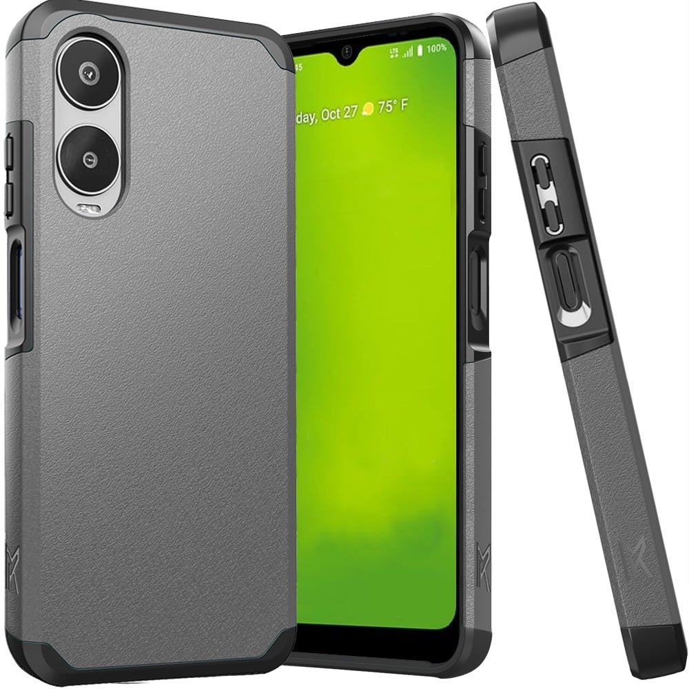 Hybrid Tough Case for Cricket Icon 6 - Charcoal Grey