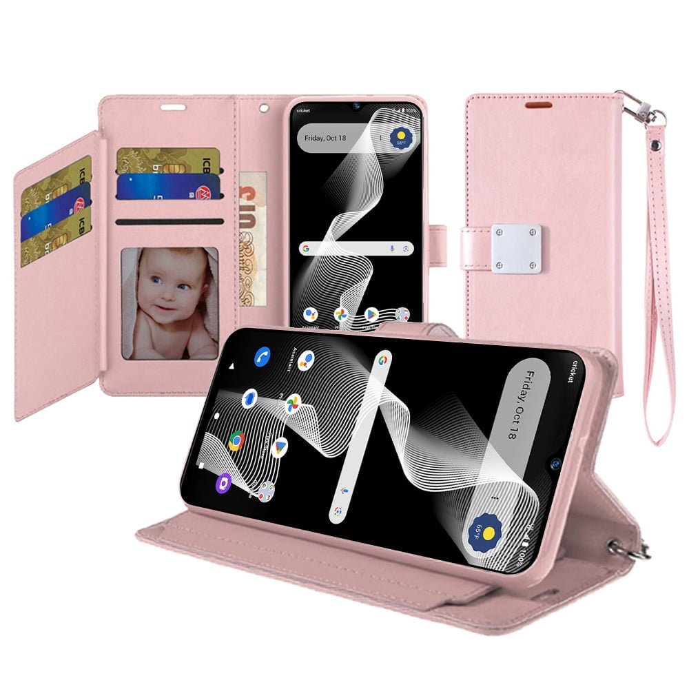 Shop For Cricket Debut S3 Wallet ID Card Holder - Rose Gold