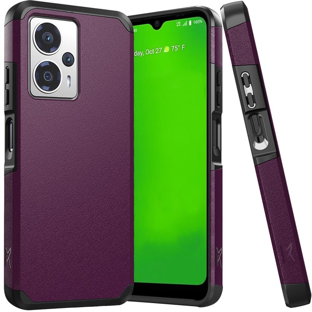 Shop For Cricket Outlast 5G 2024 Tough Strong Hybrid (Magnet Mount Friendly) - Dark Purple