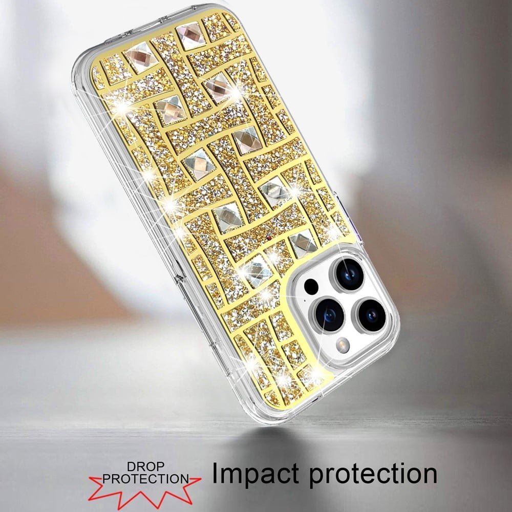 [PolyBag] For iPhone 16 Pro Max 6.9 inch Bling Hybrid Case Cover - I