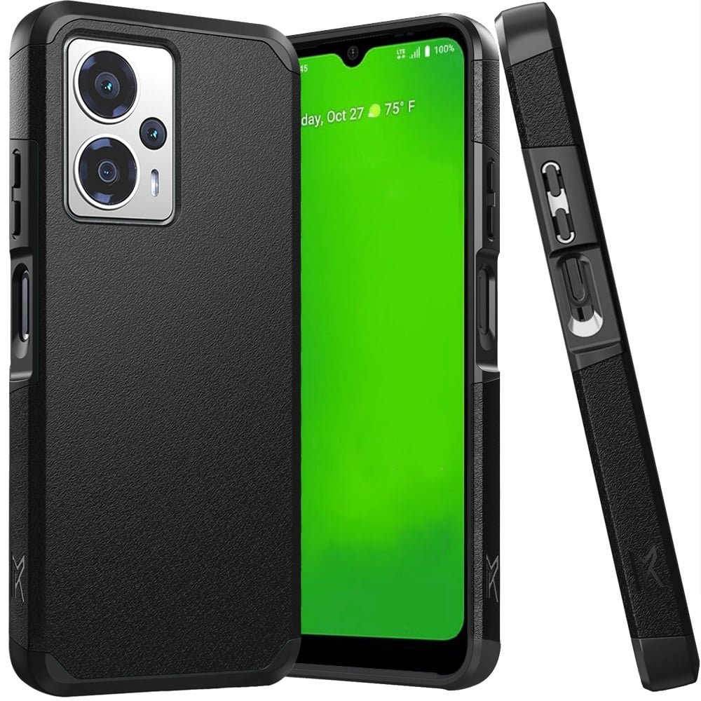 Shop For Cricket Outlast 5G 2024 Tough Strong Hybrid (Magnet Mount Friendly) - Black
