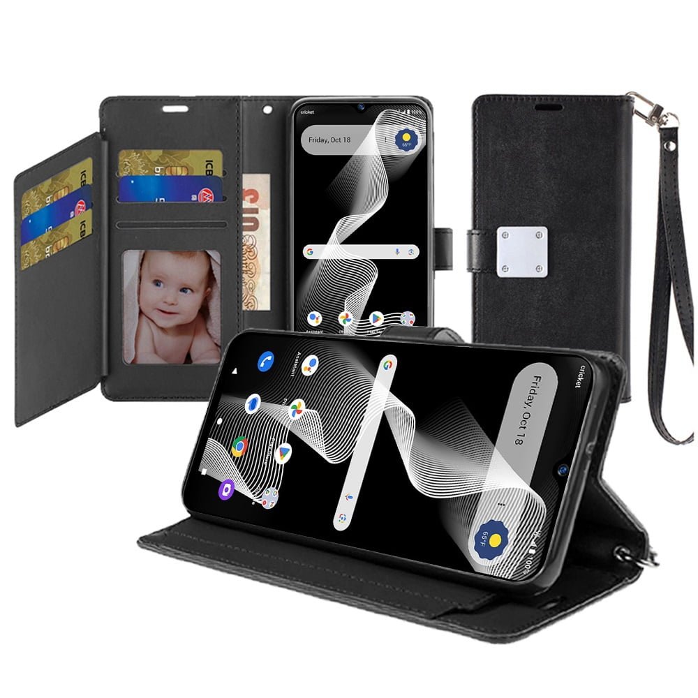 Shop For Cricket Debut S3 Wallet ID Card Holder - Black