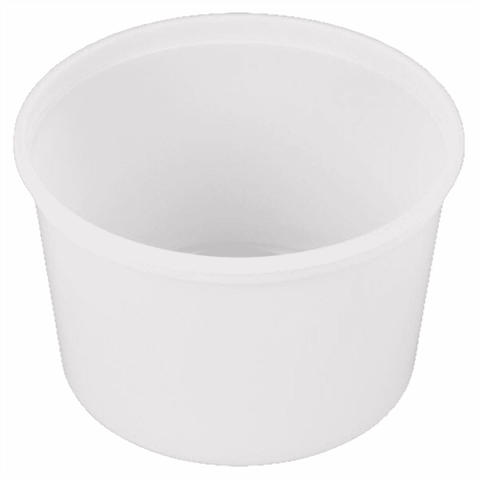 Shop Rise Heavy Duty 64 oz. Microwavable Translucent Heavy Plastic Deli Lid - 100/Case